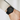 Reloj Valkur para hombre modelo Gunnar con correa de cuero genuino negro y caja de acero rojo y negro