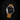Reloj Valkur para hombe modelo Jorvik con correa de cuero genuino marron y caja de acero negro y plateado