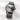Reloj Valkur para hombre modelo Kartan X con correa de acero trenzado gris y caja de acero gris y negro