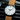 Reloj Valkur para hombre modelo Lamont con correa de cuero genuino marron y caja de acero blanco y negro