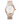 Reloj Valkur para mujer modelo Agda con acero plateado dorado