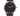 Reloj Valkur para hombre modelo Heima con correa de cuero genuino marron y caja de acero dorado y negro
