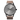 Reloj Valkur para hombre modelo Kartan con correa de cuero genuino arena y caja de acero gris y negro
