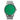 Reloj Valkur para hombres modelo Manne con acero plateado y verde