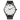 Reloj Valkur para hombre modelo Niklas con correa de cuero genuino negro y caja de acero blanco y negro
