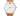 Reloj Valkur para hombe modelo Thorben con correa de cuero genuino marron y caja de acero plateado y blanco
